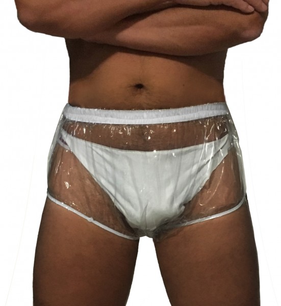Nappy trousers for adults (transparent)