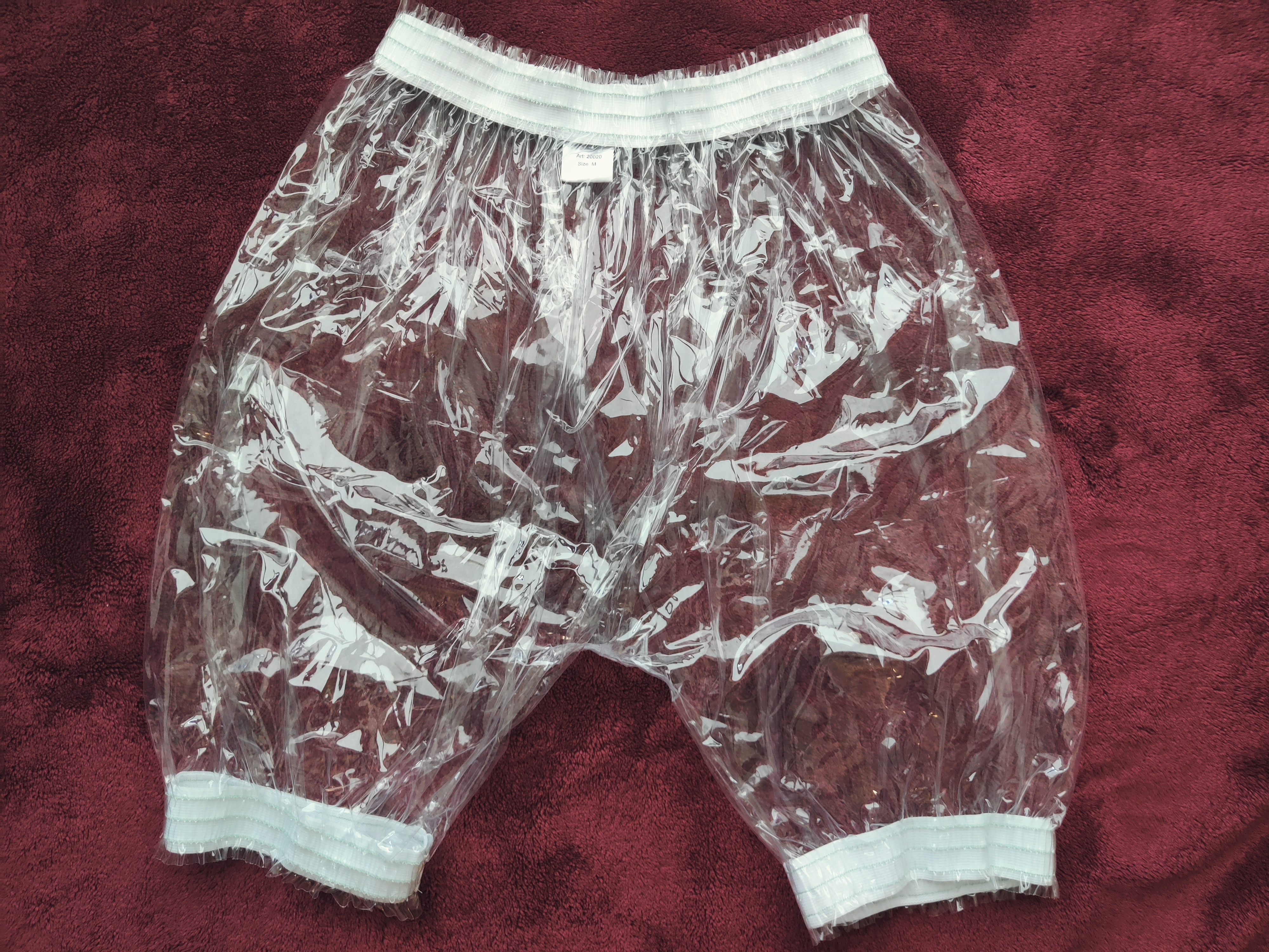 PVC panties 0.15 mm - transparent
