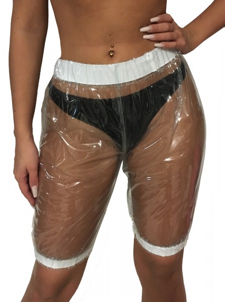 PVC pants knee length (transparent)