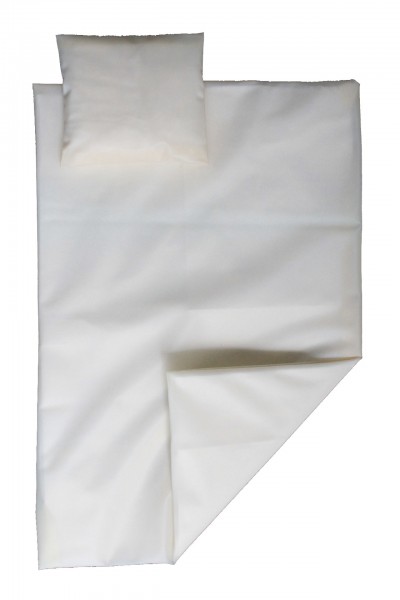 PVC-Bettgarnitur 135x200 cm - Weiß