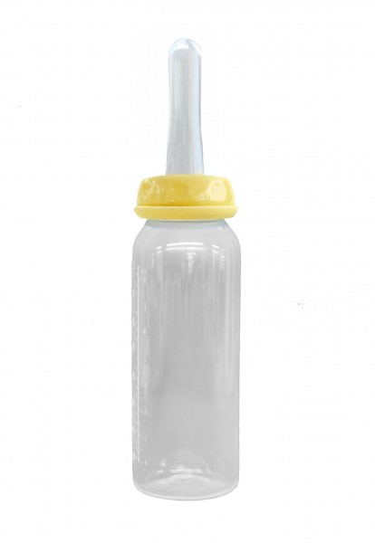 Adult Baby Nipple Bottle for Adults with NUK Sucker (Yellow)