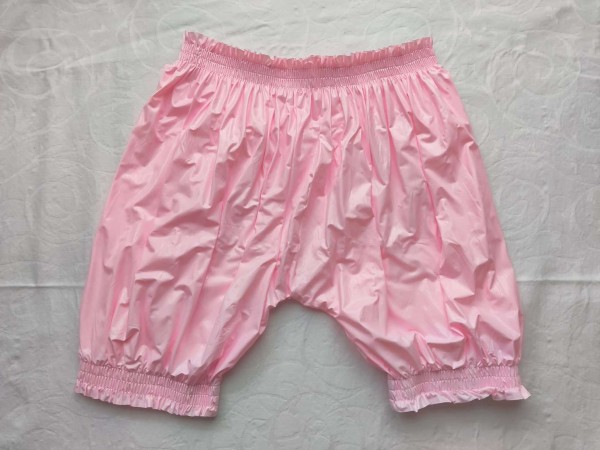 PVC sweat pants knee-length - rose (lacquer)