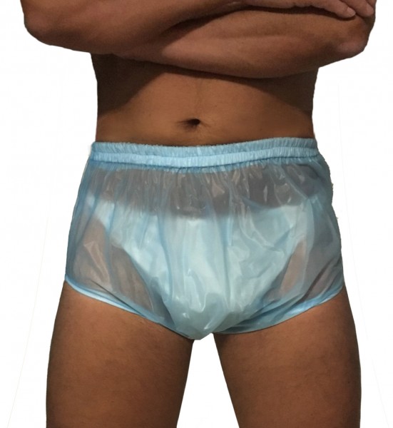 Nappy trousers for adults (light blue)