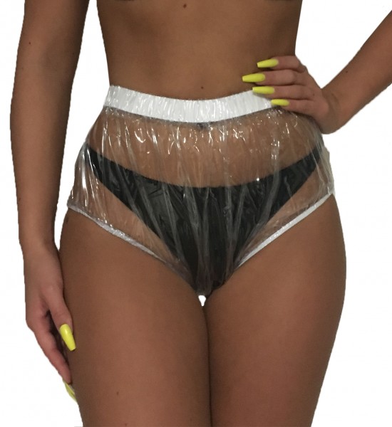 Fully Welded Adult Diaper Pants (Transparent)