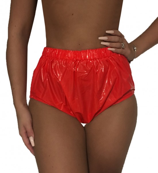 Nappy pants (red / lacquer)